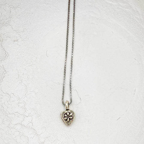 Daisy Heart Necklace
