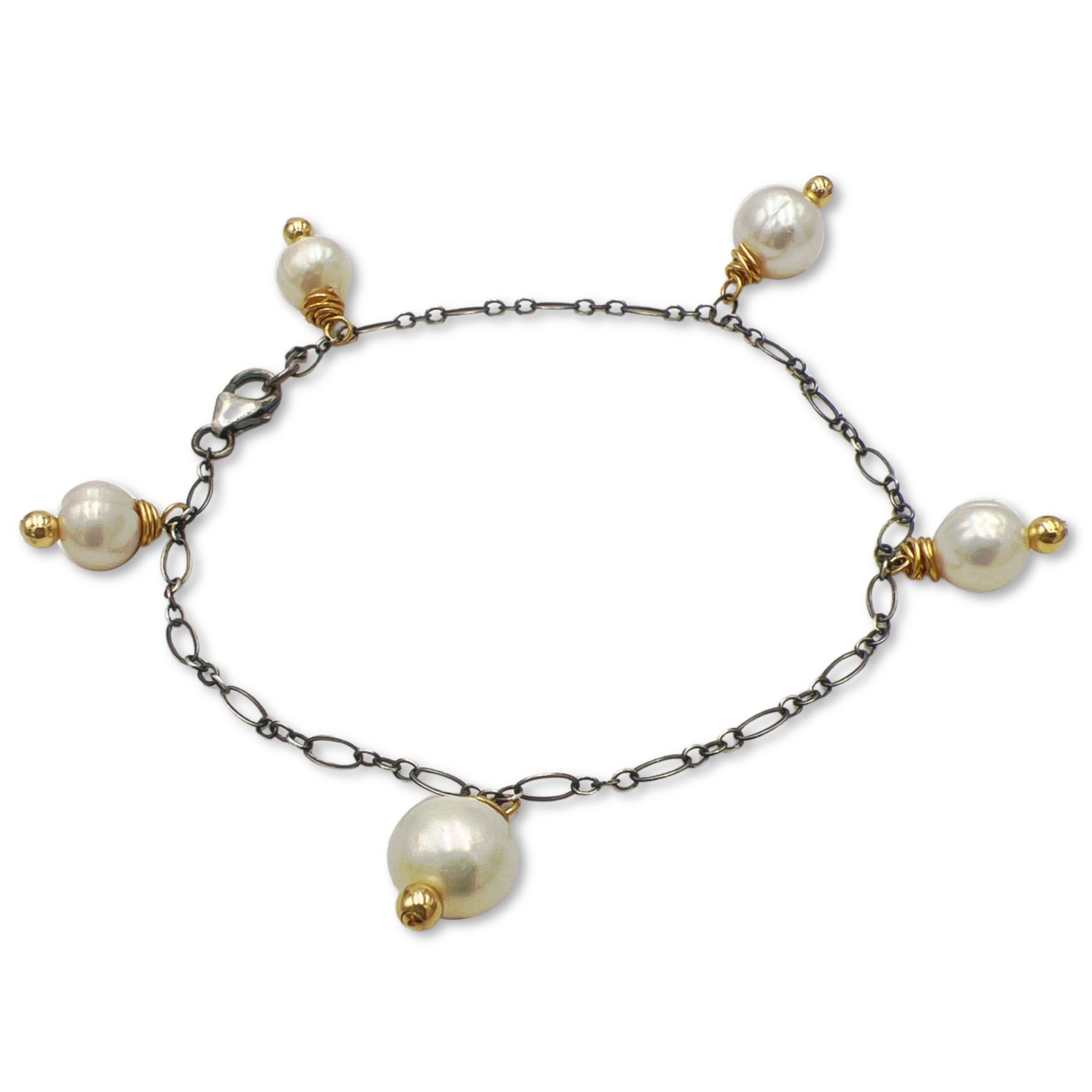LEGACY- 18K Yellow Gold Akoya Pearl Bracelets – thialh online