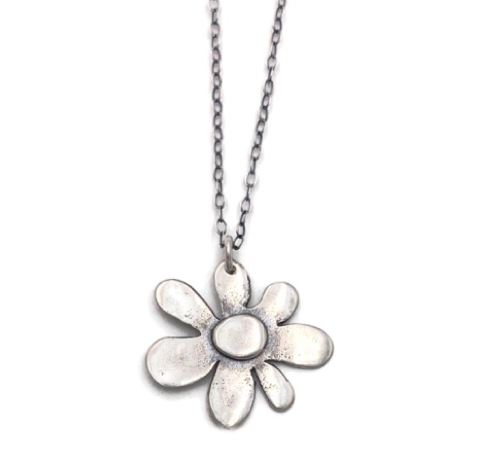 Spring Bloom Pendant on Light Cable Chain
