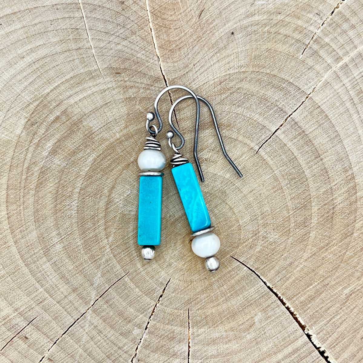 Turquoise mismatched Earrings