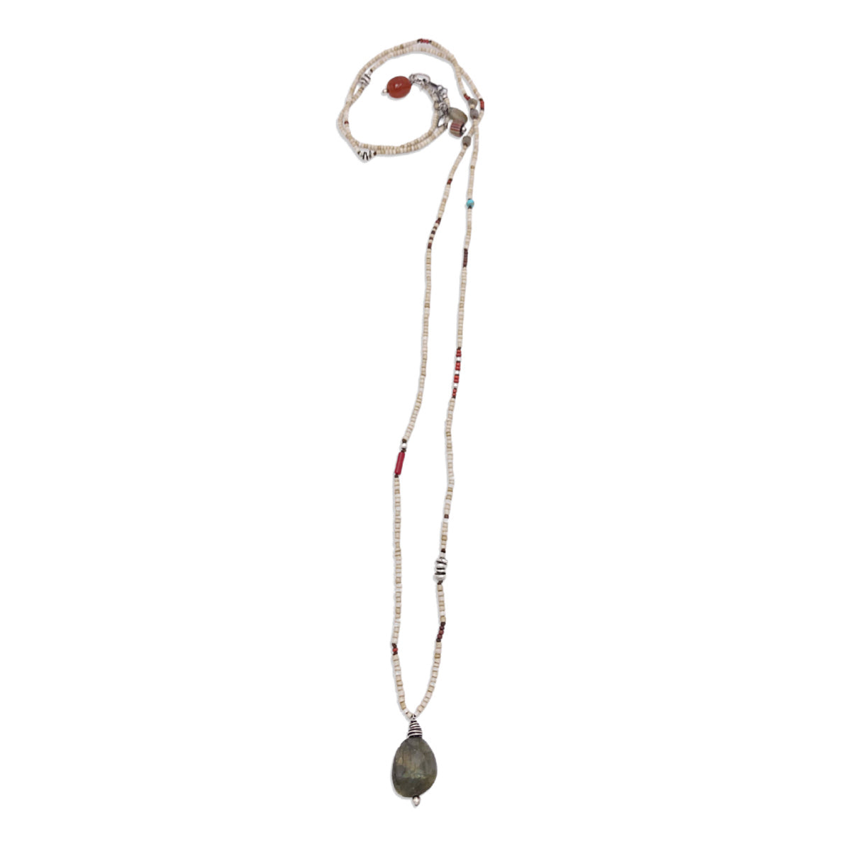White African bead Necklet